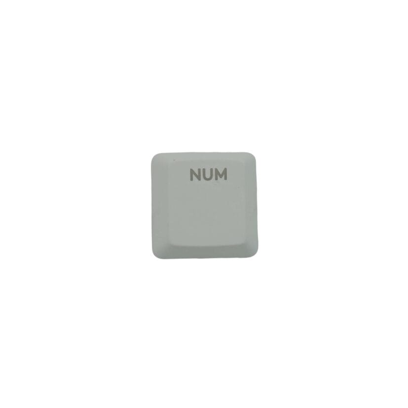 KeycapGuru "NUM" Replacement Keycap for Logitech G915 / G913 / G815 / G813 Low Profile Mechanical Keyboards, White