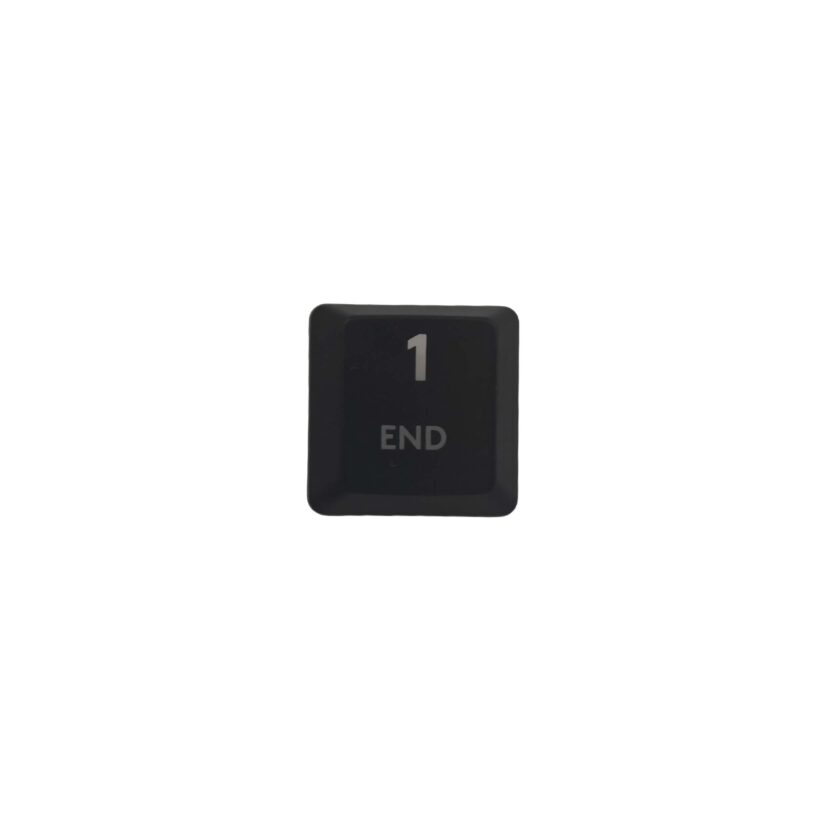 KeycapGuru Numpad 1 Replacement Keycap for Logitech G913 / G813 Low Profile Mechanical Keyboards, Black