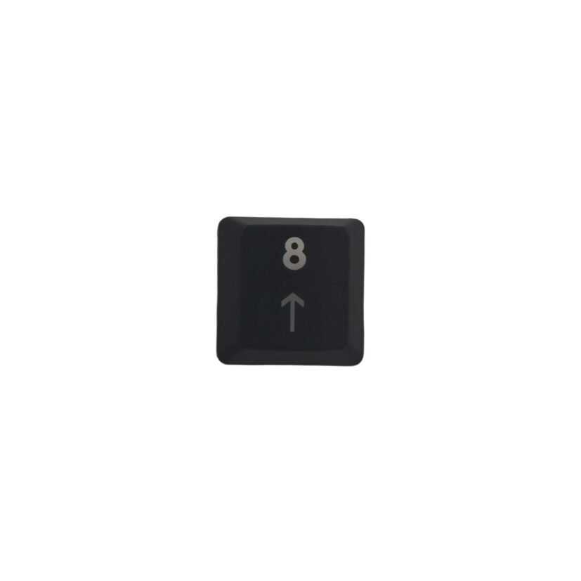 KeycapGuru Numpad 8 Replacement Keycap for Logitech G913 / G813 Low Profile Mechanical Keyboards, Black