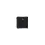 KeycapGuru "P" Tecla de repuesto para teclados mecánicos de perfil bajo Logitech G915 / G913 / G815 / G813, negro