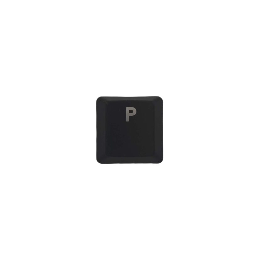 KeycapGuru "P" Replacement Keycap for Logitech G915 / G913 / G815 / G813 Low Profile Mechanical Keyboards, Black