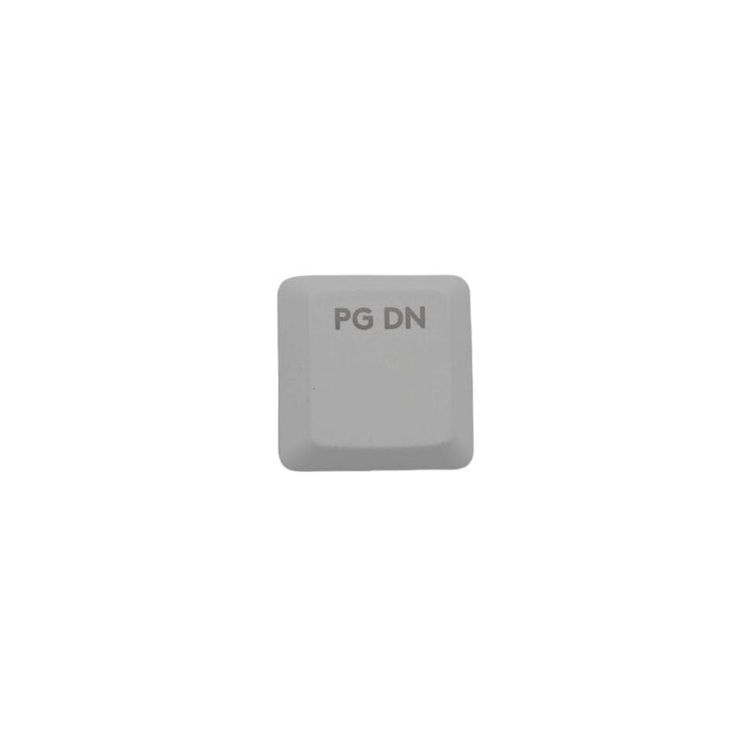 KeycapGuru "PG DN" Replacement Keycap for Logitech G915 / G913 / G815 / G813 Low Profile Mechanical Keyboards, White