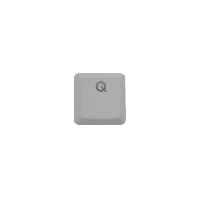 KeycapGuru "Q" Replacement Keycap for Logitech G915 / G913 / G815 / G813 Low Profile Mechanical Keyboards, White