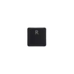 Tecla de repuesto "R" para teclados mecánicos de perfil bajo Logitech G915 / G913 / G815 / G813, negro