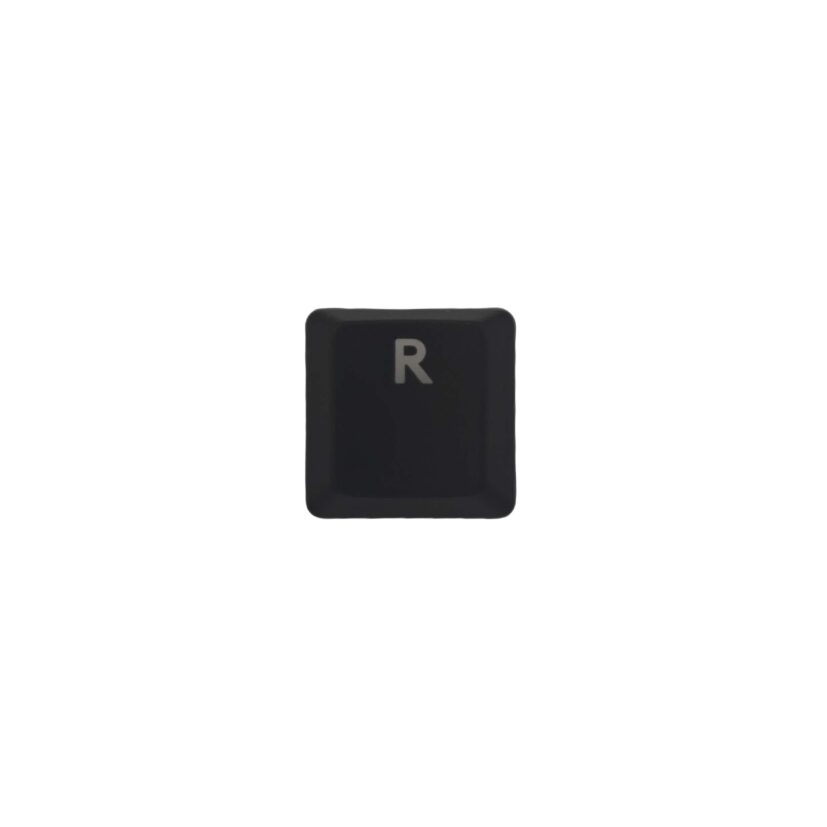 "R" Replacement Keycap for Logitech G915 / G913 / G815 / G813 Low Profile Mechanical Keyboards, Black