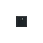 KeycapGuru Right Arrow Replacement Keycap for Logitech G915 / G913 / G815 / G813 Low Profile Mechanical Keyboards, Black