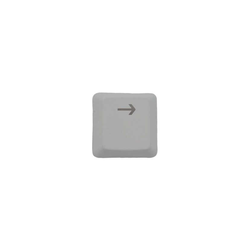 KeycapGuru "Right" Replacement Keycap for Logitech G915 / G913 / G815 / G813 Low Profile Mechanical Keyboards, White