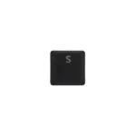 KeycapGuru "S" Tecla de repuesto para teclados mecánicos de perfil bajo Logitech G915 / G913 / G815 / G813, negro