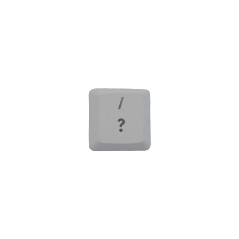 KeycapGuru "/ / ?" Replacement Keycap for Logitech G915 / G913 / G815 / G813 Low Profile Mechanical Keyboards, White