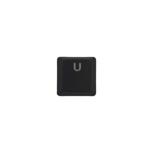 KeycapGuru "U" Replacement Keycap for Logitech G915 / G913 / G815 / G813 Low Profile Mechanical Keyboards, Black