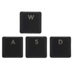 WASD Replacement Keycaps for Logitech G915 / G913 / G815 / G813 Low Profile Mechanical Keyboards, Black