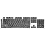 KeycapGuru Logitech G915 / G913 / G815 / G813 Low Profile Mechanical Keyboards Replacement Keycap Set, German, Full Size, Black