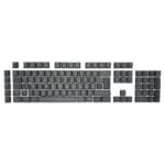 KeycapGuru Logitech G915 / G913 / G815 / G813 Low Profile Mechanical Keyboards Replacement Keycap Set, Nordic, Full Size, Black